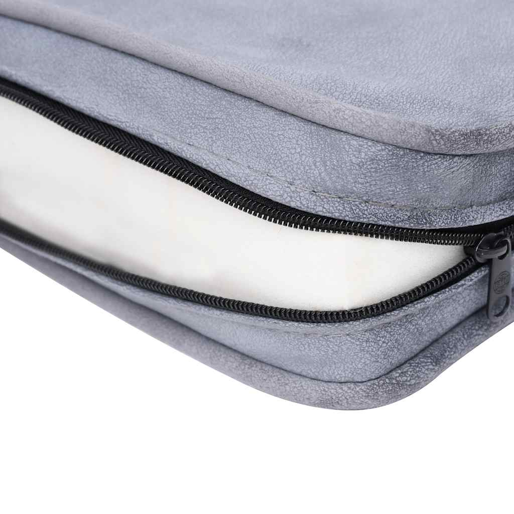 vidaXL Sofá para cães 57x34x36 cm pelúcia cinzento