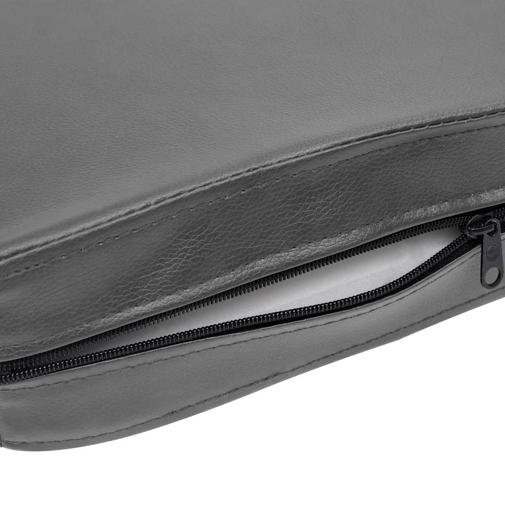 vidaXL Sofá para cães 80x50x40 cm couro artificial cinzento