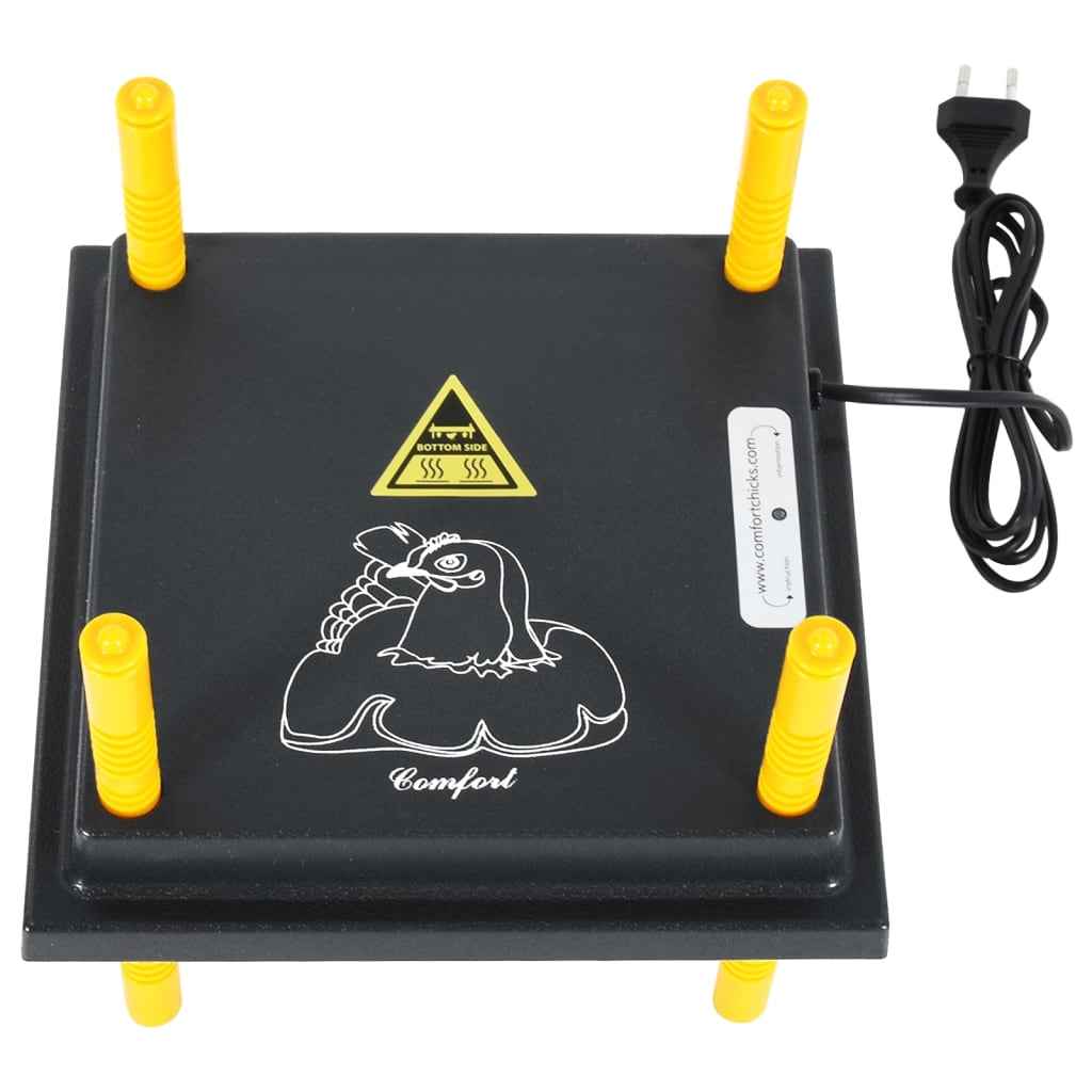 vidaXL Placa de aquecimento para pintos e patinhos 25x25 cm