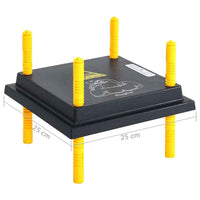 vidaXL Placa de aquecimento para pintos e patinhos 25x25 cm
