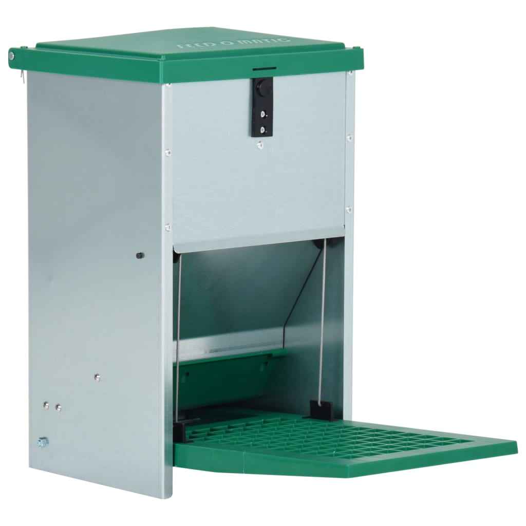 vidaXL Alimentador de capoeira automático com pedal 8 kg