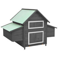 vidaXL Galinheiro 150x96x110 cm madeira de abeto maciça