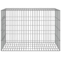 vidaXL Coelheira 78x54x54 cm ferro galvanizado