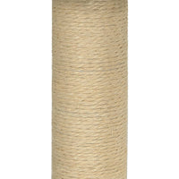 vidaXL Árvore para gatos com poste arranhador sisal 74 cm cinzento