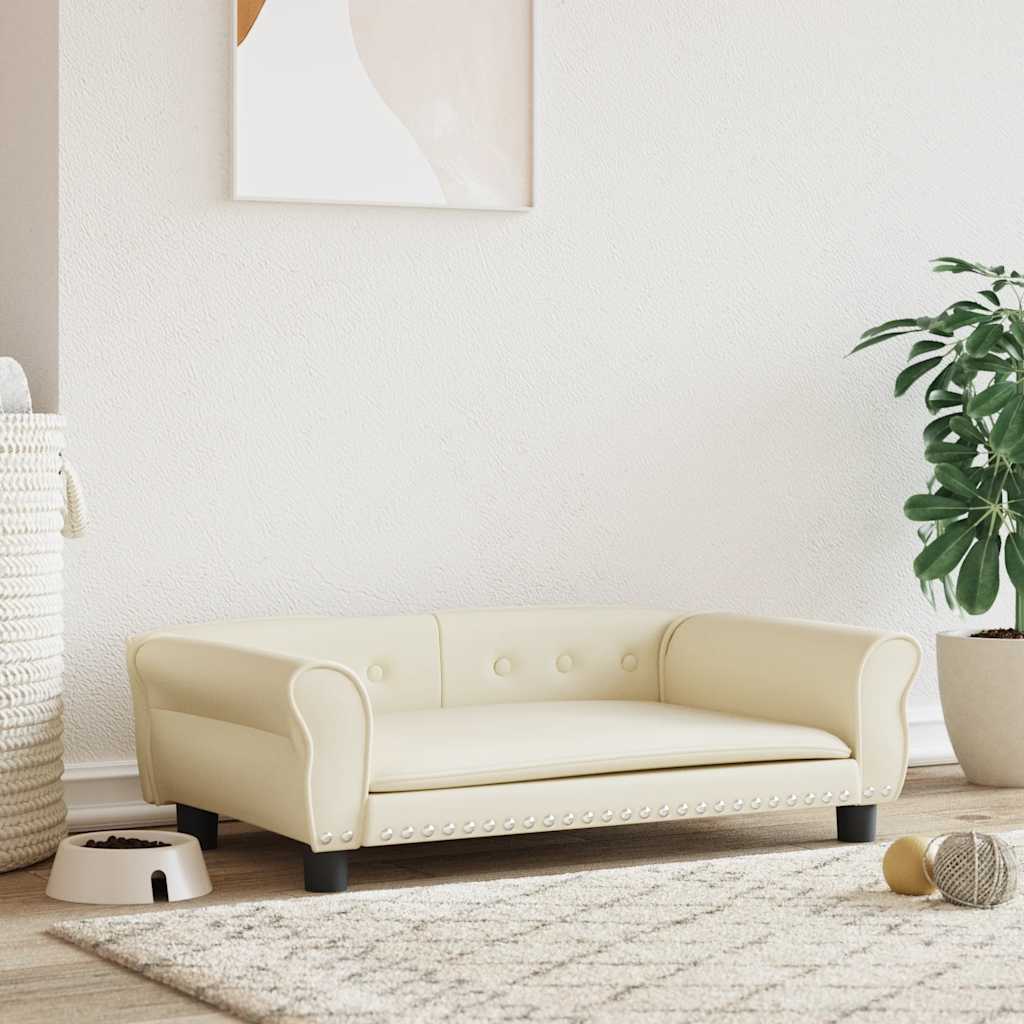 vidaXL Cama para cães 95x55x30 cm veludo azul