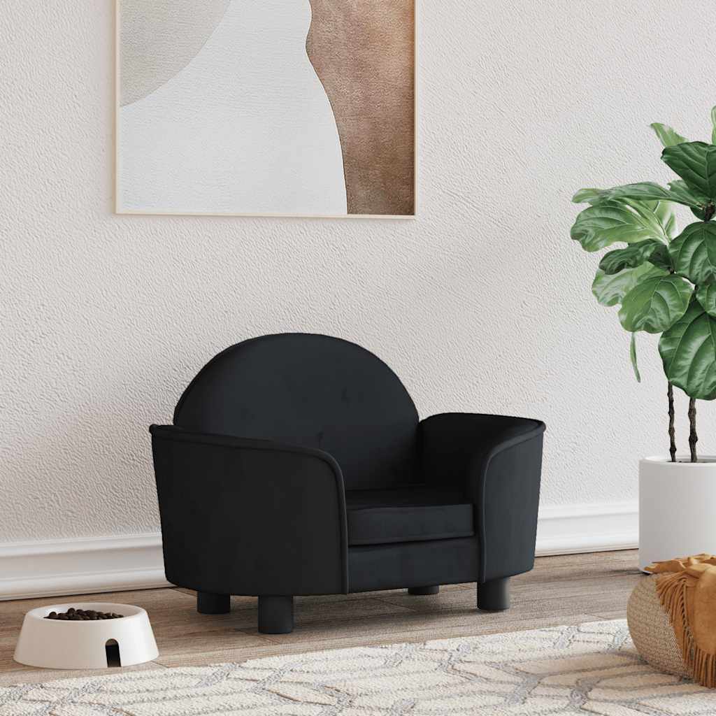 vidaXL Cama para cães 66x40x45 cm veludo azul