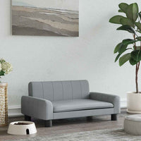 vidaXL Cama para cães 90x53x30 cm couro artificial cor creme