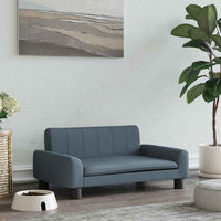 vidaXL Cama para cães 90x53x30 cm couro artificial cor creme