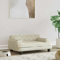 vidaXL Cama para cães 90x53x30 cm veludo castanho