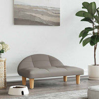 vidaXL Cama para cães 70x52x30 cm tecido cor creme