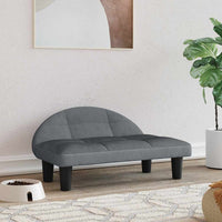 vidaXL Cama para cães 70x52x30 cm tecido cor creme