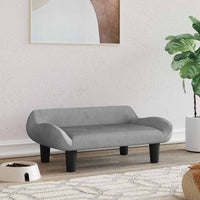 vidaXL Cama para cães 70x40x24 cm tecido cor creme