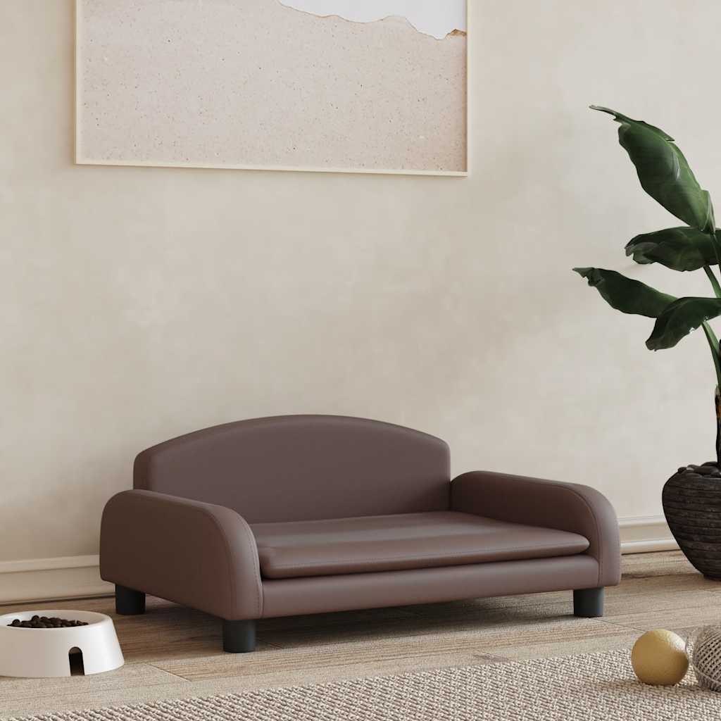 vidaXL Cama para cães 70x45x30 cm tecido cor creme