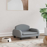 vidaXL Cama para cães 70x45x30 cm tecido cor creme