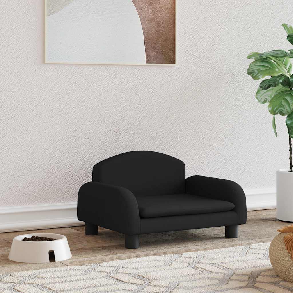 vidaXL Cama para cães 70x45x30 cm tecido cor creme