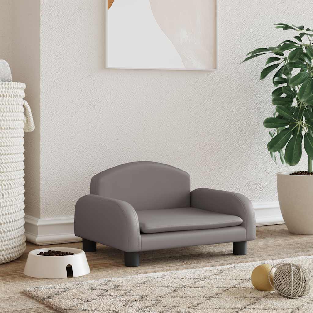 vidaXL Cama para cães 70x45x30 cm tecido cor creme