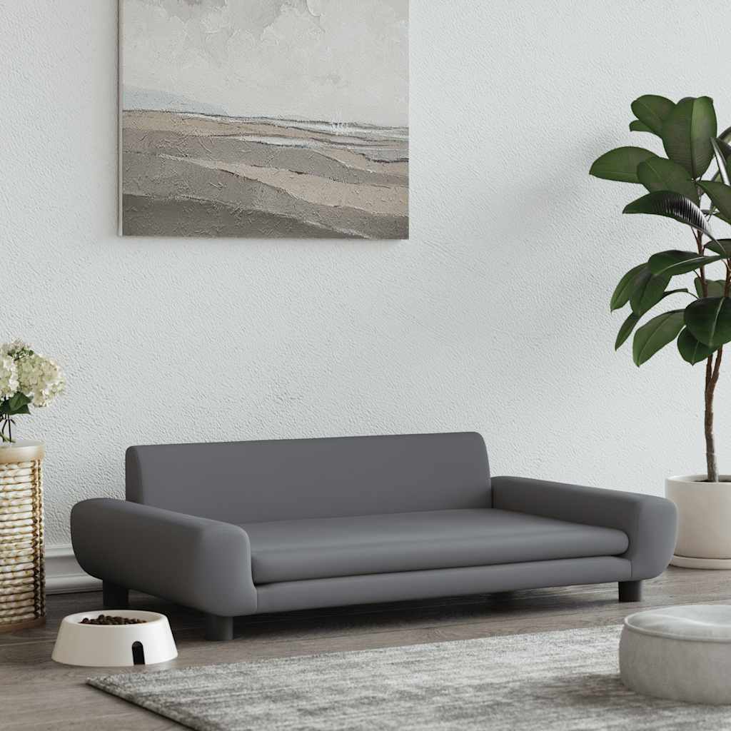 vidaXL Cama para cães 100x54x33 cm veludo azul