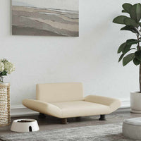 vidaXL Cama para cães 70x45x28 cm tecido cinzento-escuro