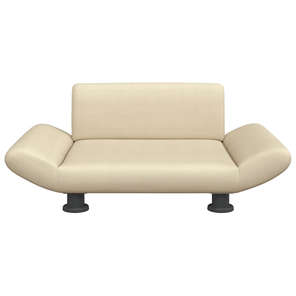 vidaXL Cama para cães 70x45x28 cm tecido cinzento-escuro