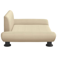 vidaXL Cama para cães 70x45x28 cm tecido cinzento-escuro