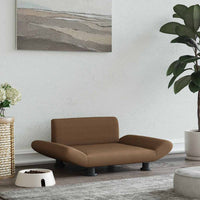 vidaXL Cama para cães 70x45x28 cm tecido cinzento-escuro