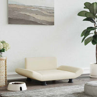 vidaXL Cama para cães 70x45x28 cm tecido cinzento-escuro