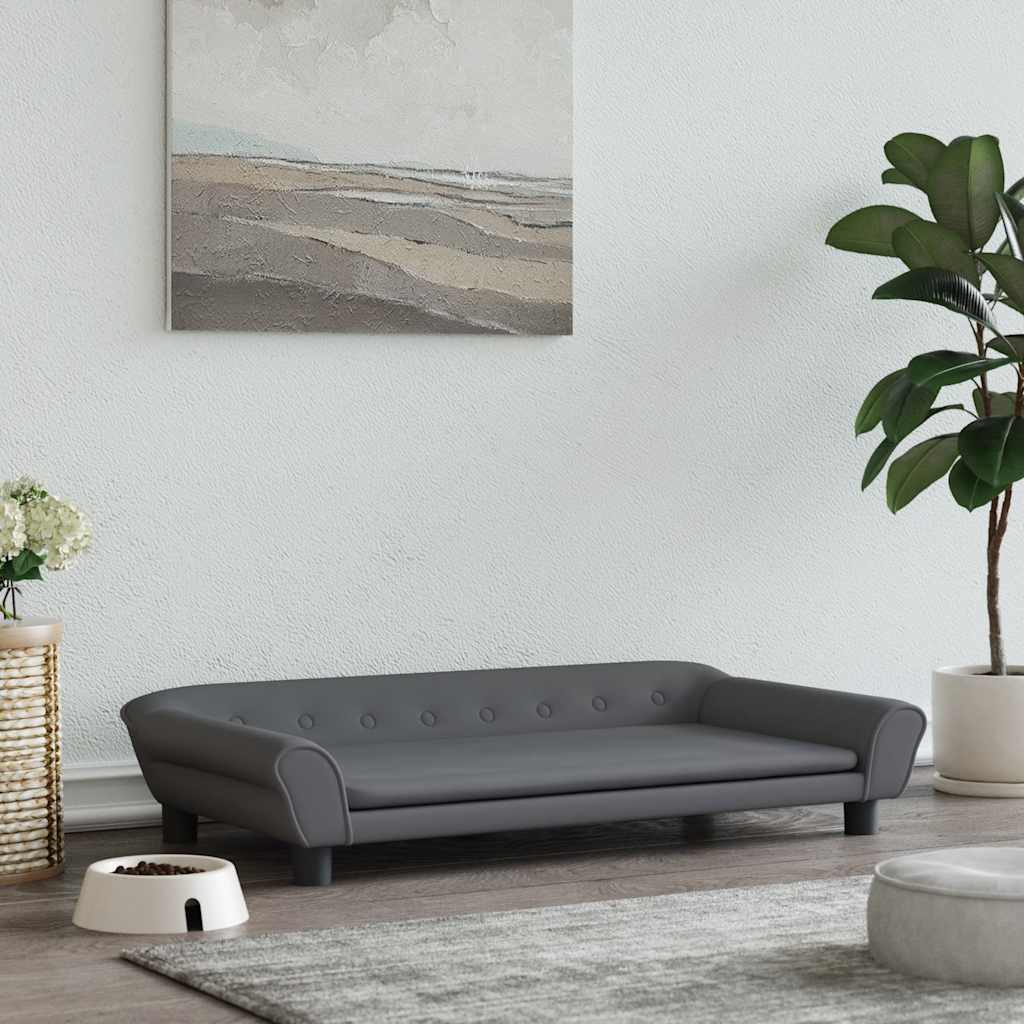 vidaXL Cama para cães 100x50x21 cm veludo azul