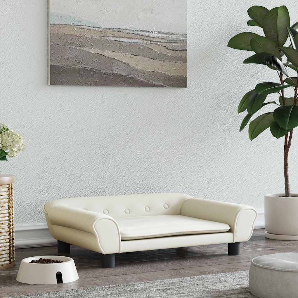 vidaXL Cama para cães 100x50x21 cm veludo azul