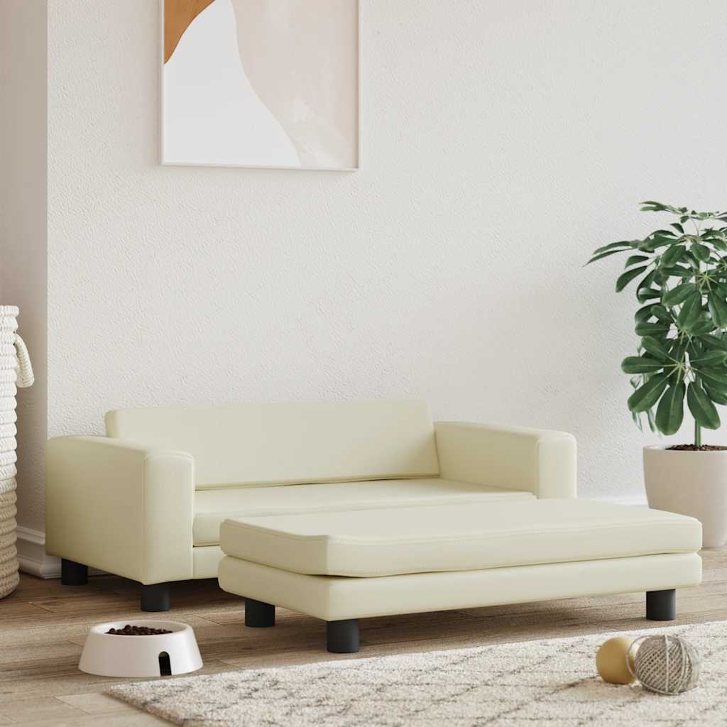 vidaXL Cama para cães com extensão 100x50x30 cm veludo azul