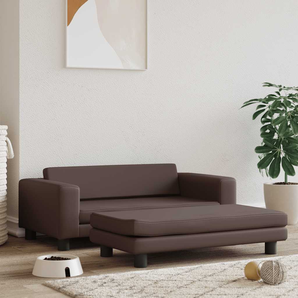 vidaXL Cama para cães com extensão 100x50x30 cm veludo azul