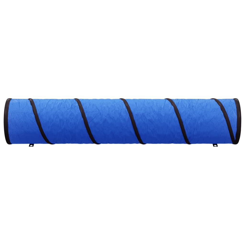 vidaXL Túnel para cães Ø 40x200 cm poliéster azul