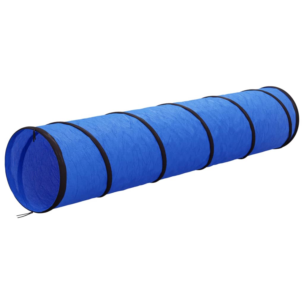 vidaXL Túnel para cães Ø 40x200 cm poliéster azul
