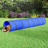 vidaXL Túnel para cães Ø 40x200 cm poliéster azul