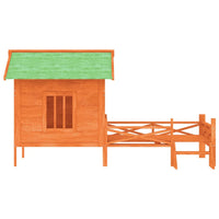 vidaXL Casota para cães 159x120x88,5 cm pinho maciço castanho