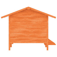 vidaXL Casota para cães 159x120x88,5 cm pinho maciço castanho