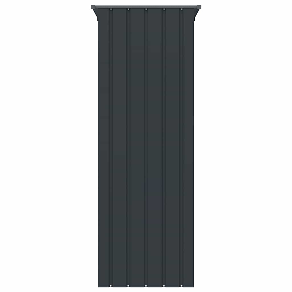 vidaXL Gaiola p/ pássaros 115x78x200 cm aço galvanizado antracite