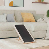 vidaXL Rampa para cães 100x40 cm madeira de abeto maciça cinzento