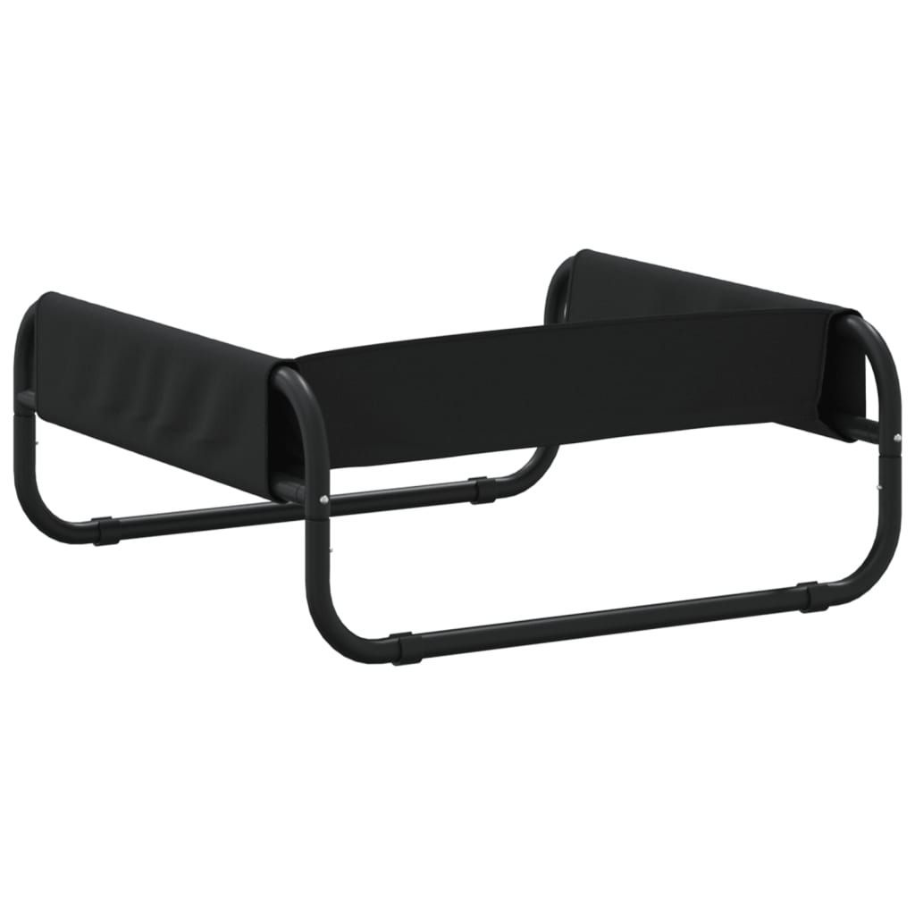 vidaXL Cama para cães elevada tecido oxford e aço antracite
