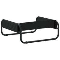 vidaXL Cama para cães elevada tecido oxford e aço antracite