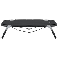 vidaXL Cama para cães dobrável tecido oxford e aço antracite