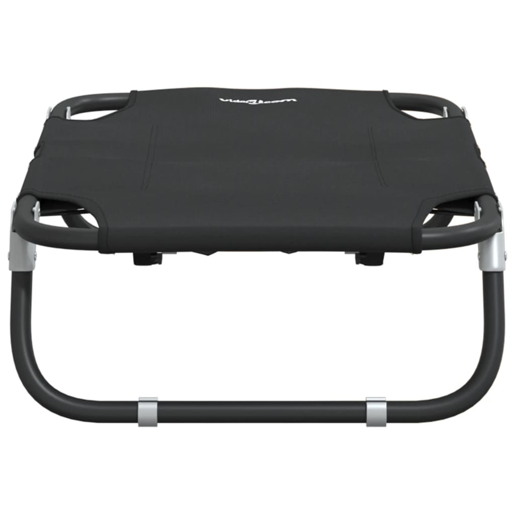 vidaXL Cama para cães dobrável tecido oxford e aço antracite