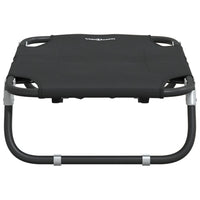 vidaXL Cama para cães dobrável tecido oxford e aço antracite