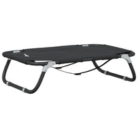 vidaXL Cama para cães dobrável tecido oxford e aço antracite