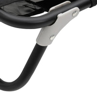 vidaXL Cama para cães dobrável tecido oxford e aço antracite
