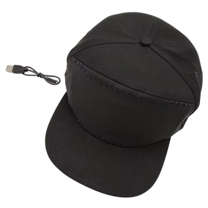 Boné de beisebol Klack LED com frente programável Bluetooth preto