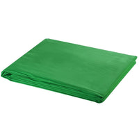 vidaXL Fundo fotográfico s/ suporte algodão verde 300x300cm chroma key