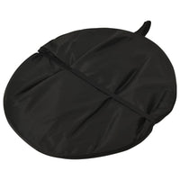 vidaXL Tela fundo de estúdio oval 2-em-1 200x150 cm verde e azul