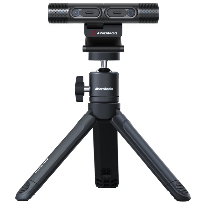 Avermedia DualCam PW313D Webcam Dupla FullHD Preta