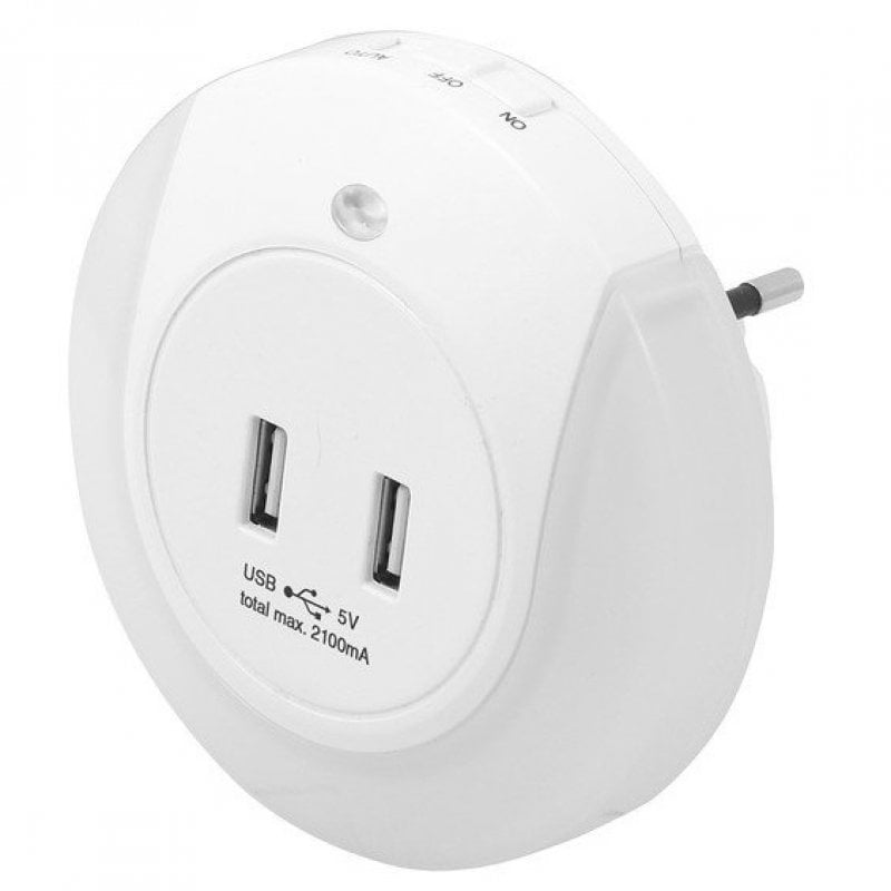 Simon Brico Adaptador de Alimentação 2,1A + 2 USB
