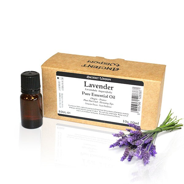 10x 10ml Lavender Essential Oil Unlabelled